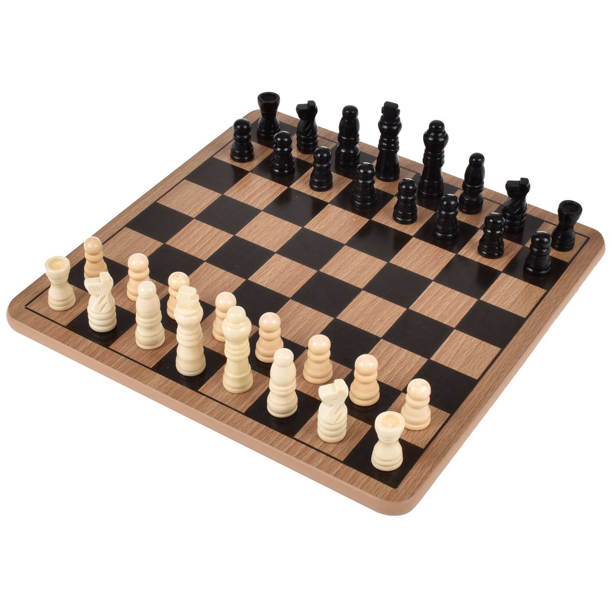 JUEGO DE MESA AJEDREZ CLASICO DE MADERA - 4