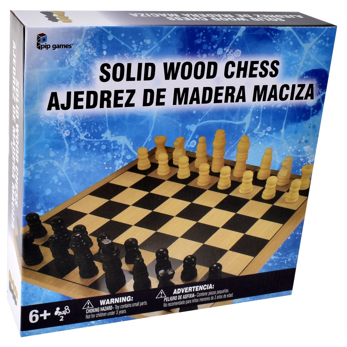 JUEGO DE MESA AJEDREZ CLASICO DE MADERA - 6