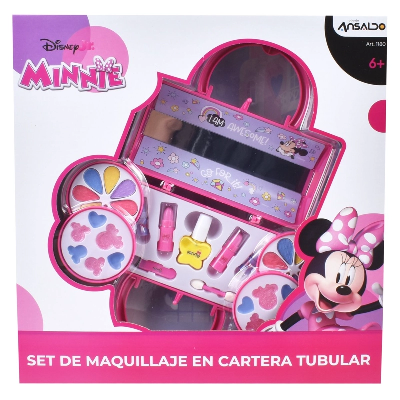CARTERA DE MANO MINNIE CON COSME TICOS PARA NIÑAS - 4