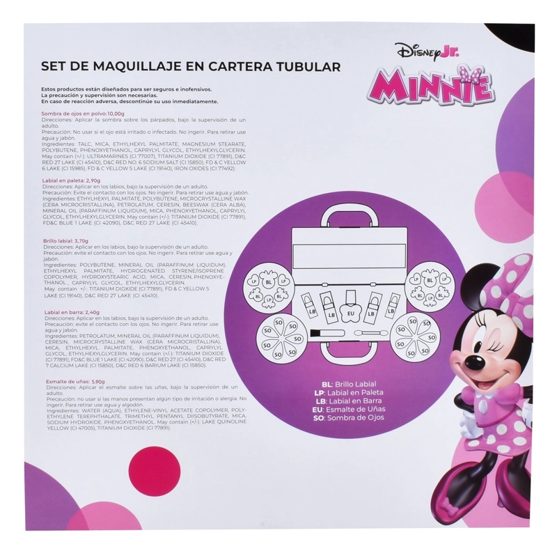 CARTERA DE MANO MINNIE CON COSME TICOS PARA NIÑAS - 6