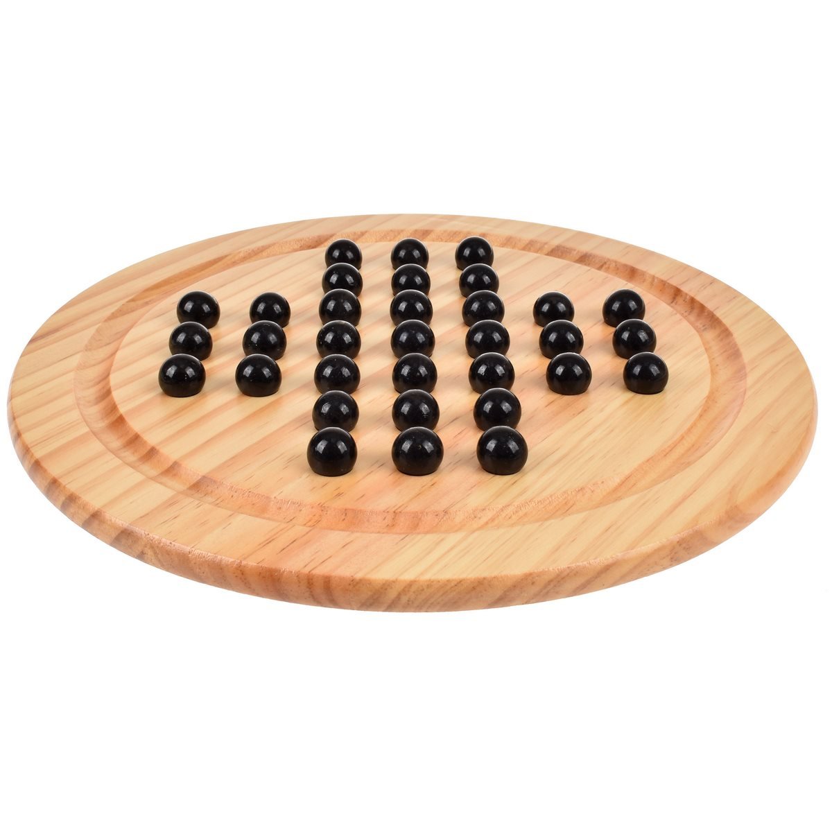 JUEGO DE MESA CLASICO SOLITARIO DE MADERA - 2