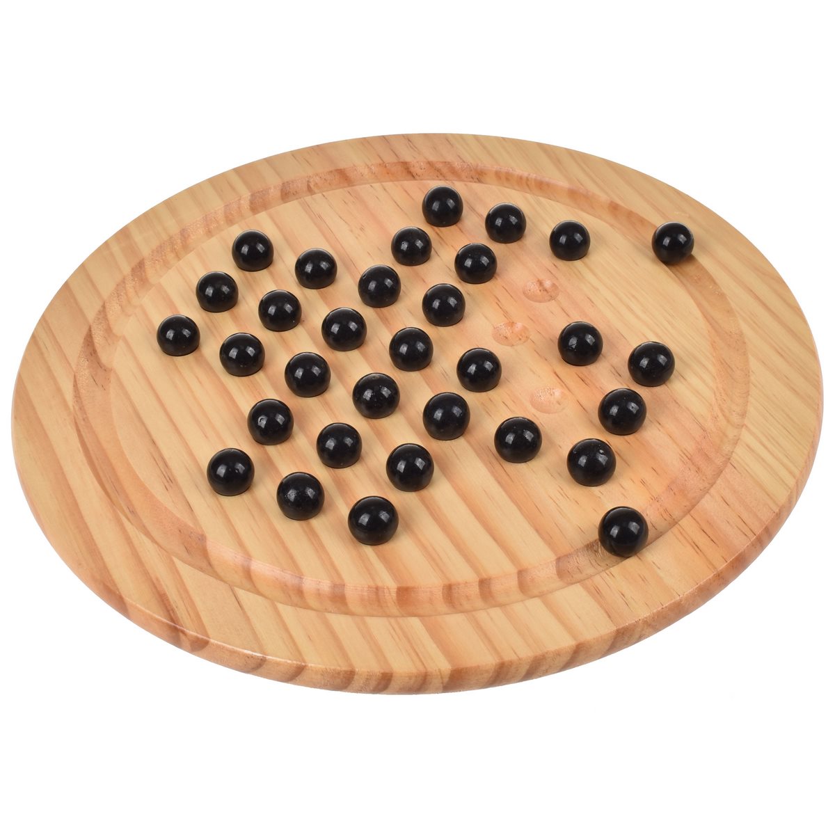JUEGO DE MESA CLASICO SOLITARIO DE MADERA - 3