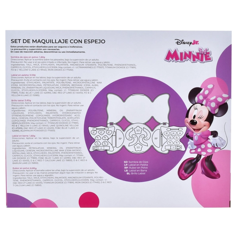 SET COSME TICOS MINNIE MOUSE BRILLO LABIAL Y SOMBRAS - 6