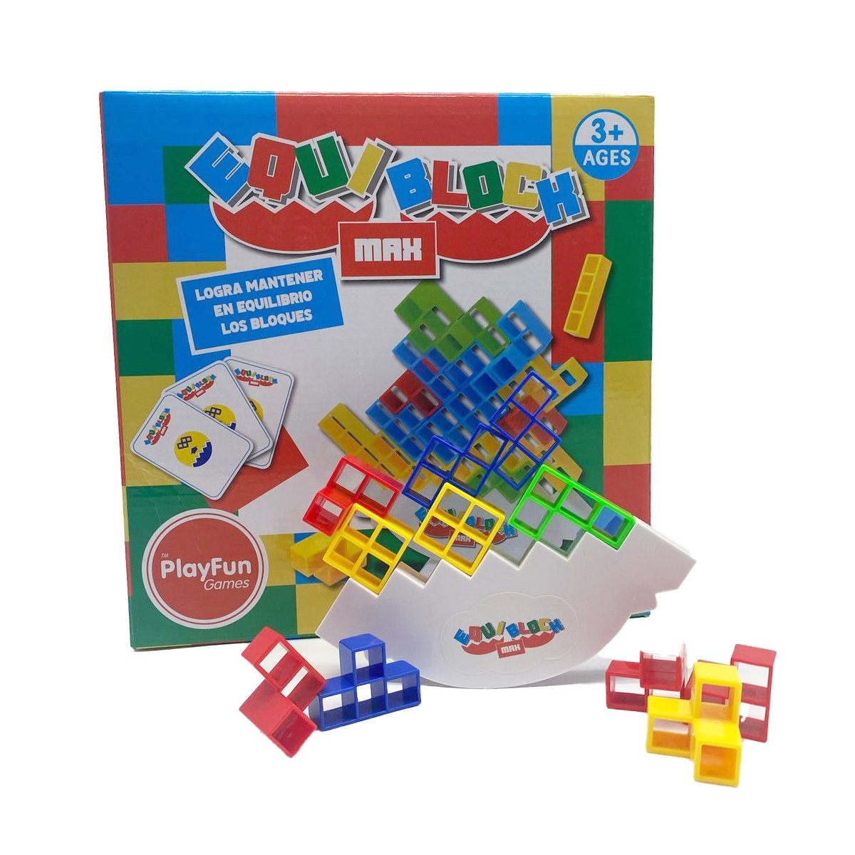 JUEGO DE MESA EQUI BLOCKS EDUCATIVO PARA TODA LA FAMILIA - 1
