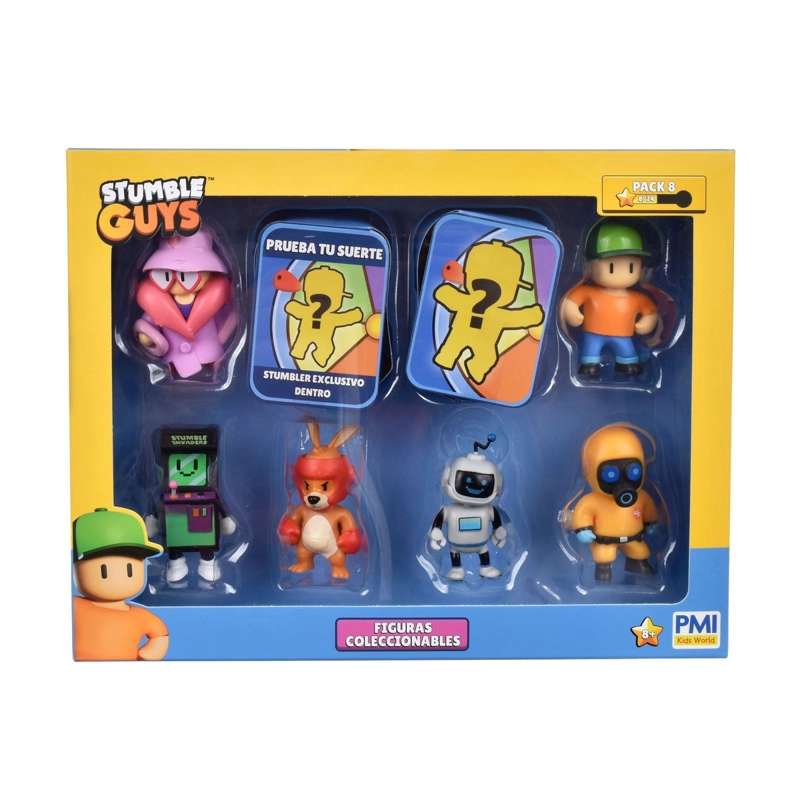 PACK 8 FIGURAS 5 CMS STUMBLE GUYS - BOXING ROO - 3