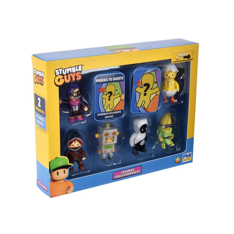 PACK 8 FIGURAS 5 CMS STUMBLE GUYS - MR.STUMBLEBO - 2