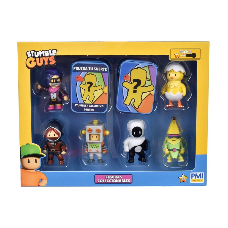 PACK 8 FIGURAS 5 CMS STUMBLE GUYS - MR.STUMBLEBO - 3