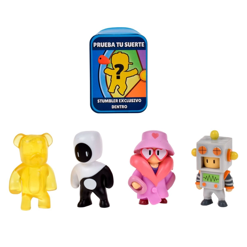 PACK 5 FIGURAS 5 CMS STUMBLE GUYS - MR.STUMBLEBOT - 1