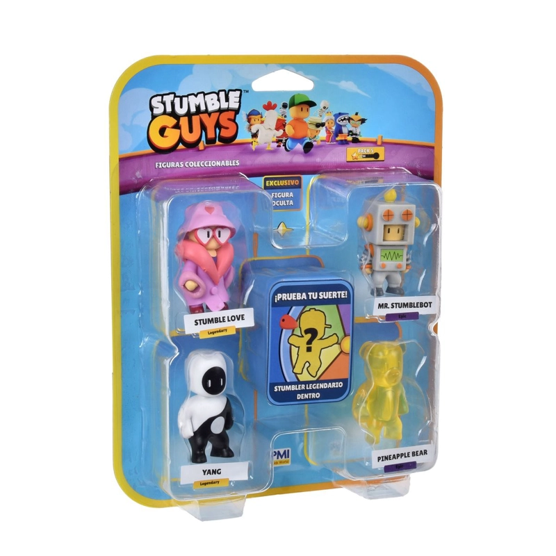 PACK 5 FIGURAS 5 CMS STUMBLE GUYS - MR.STUMBLEBOT - 2