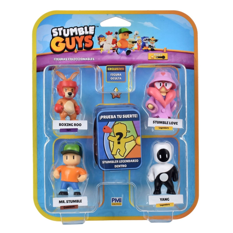 PACK 5 FIGURAS 5 CMS STUMBLE GUYS - STUMBLE LOVE - 3