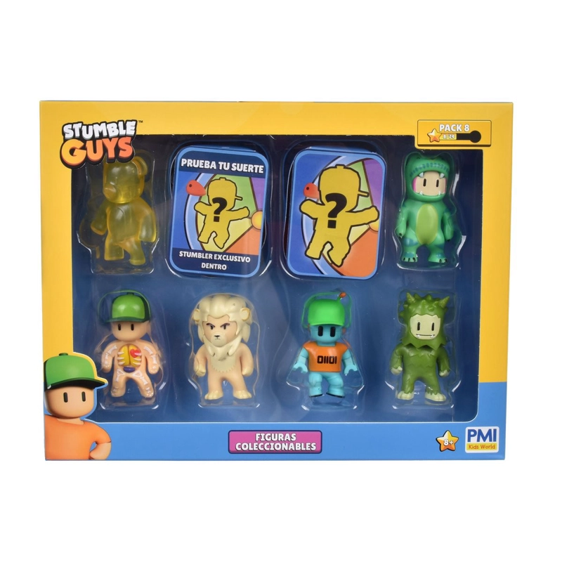 PACK 8 FIGURAS 5 CMS STUMBLE GUYS - INSIDE OUT - 3