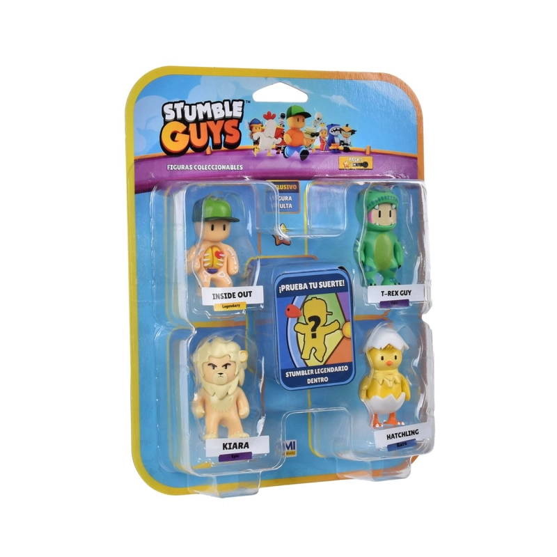 PACK 5 FIGURAS 5 CMS STUMBLE GUYS - T-REX GUY - 2