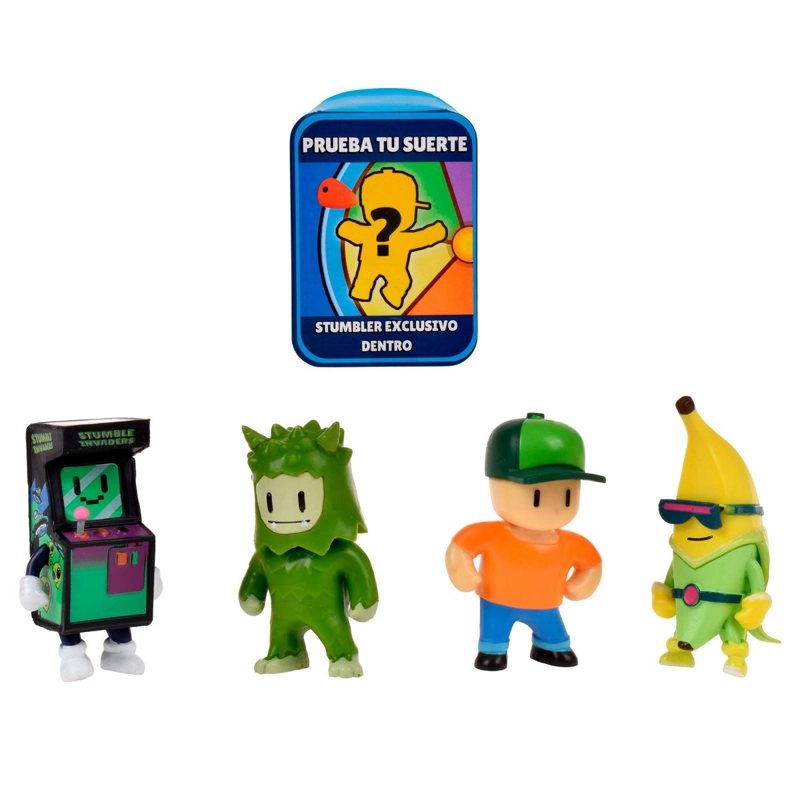 PACK 5 FIGURAS 5 CMS STUMBLE GUYS - SUPER BANANA - 1