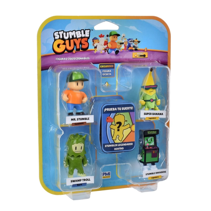 PACK 5 FIGURAS 5 CMS STUMBLE GUYS - SUPER BANANA - 2