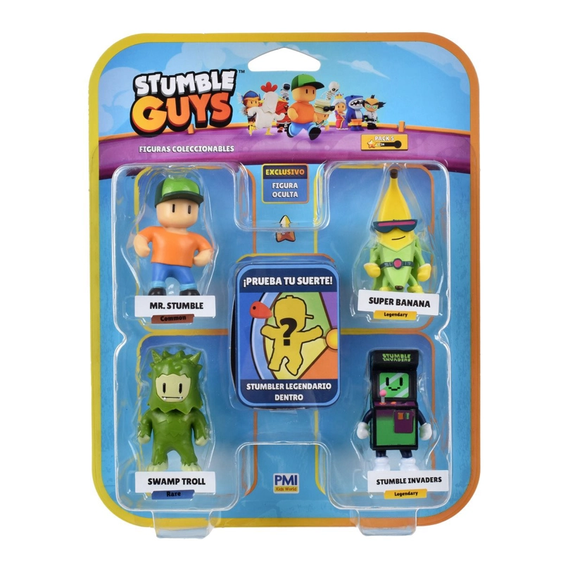 PACK 5 FIGURAS 5 CMS STUMBLE GUYS - SUPER BANANA - 3