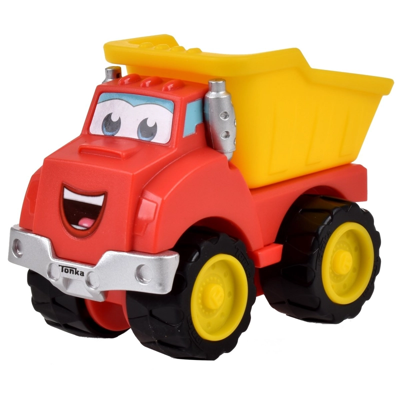 VEHICULO PULLBACK CHUCK AND FRIENDS TONKA - CAMION VOLQUETE - 1