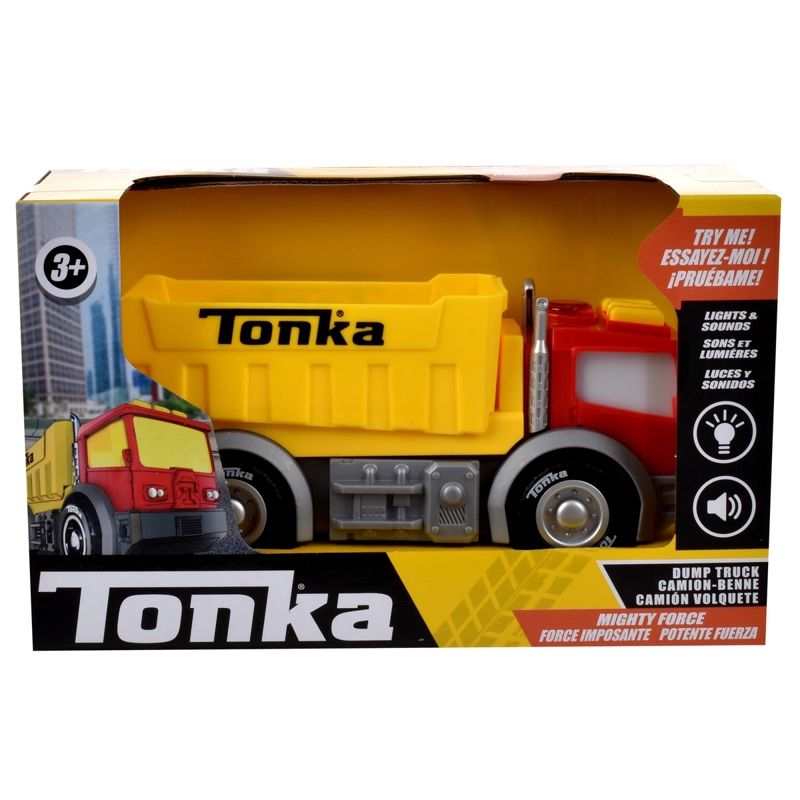 VEHICULO TONKA 18 CMS CON LUCES Y SONIDOS - CAMION VOLQUETE - 4