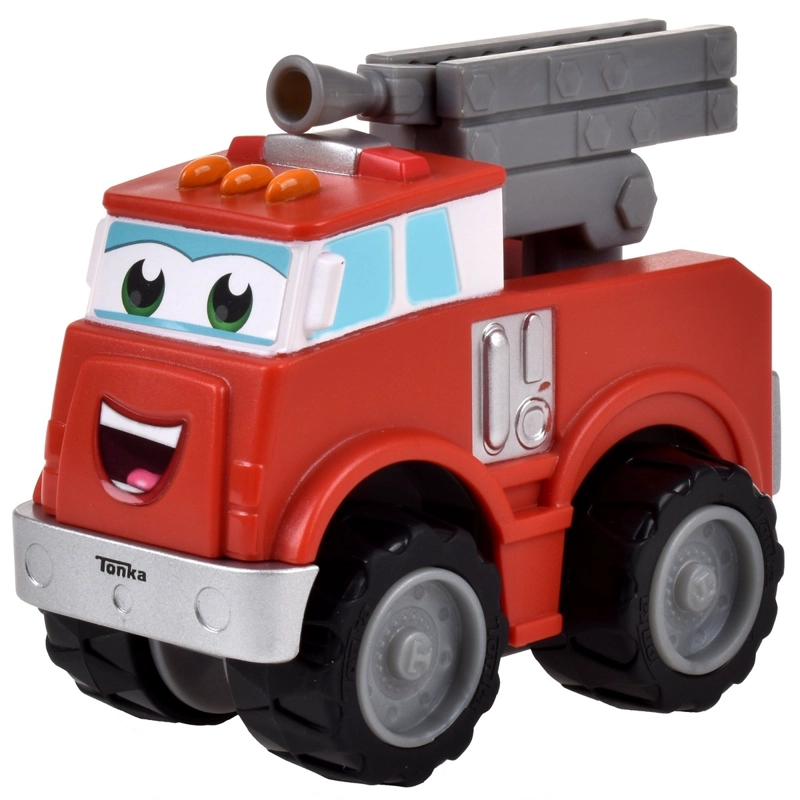 VEHICULO PULLBACK CHUCK AND FRIENDS TONKA - CAMION BOQUILLA - 2