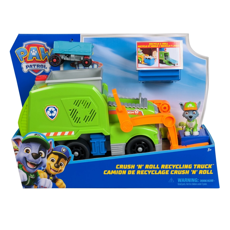 PAW PATROL CAMION DE RECICLAJE ROCKY - 5