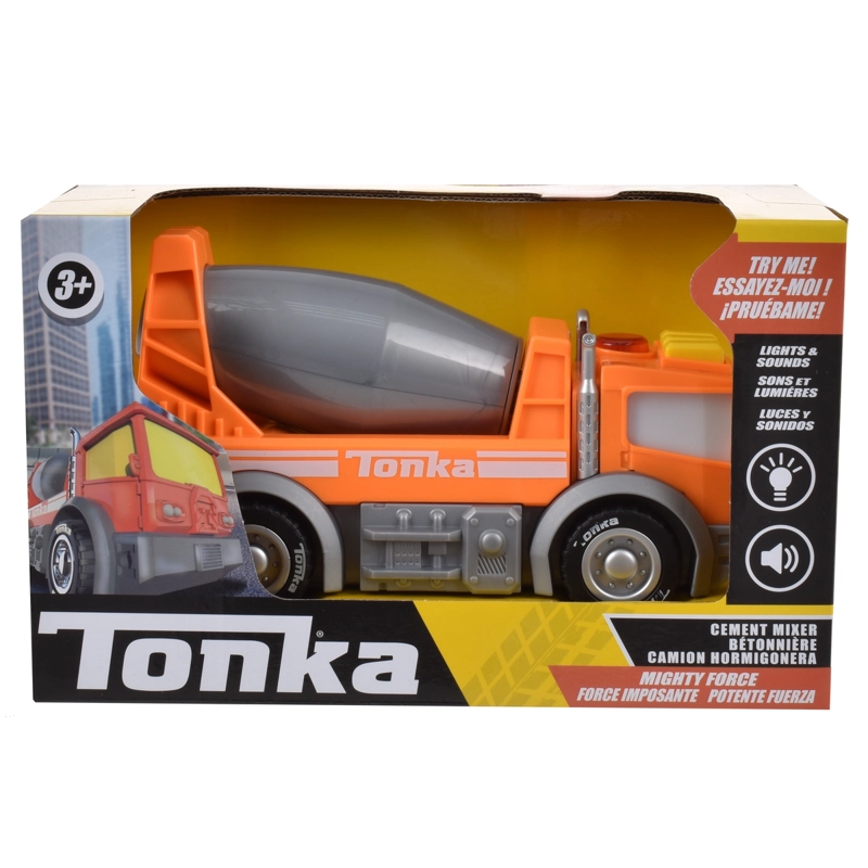 VEHICULO TONKA 18 CMS CON LUCES Y SONIDOS-CAMION HORMIGONERA - 4