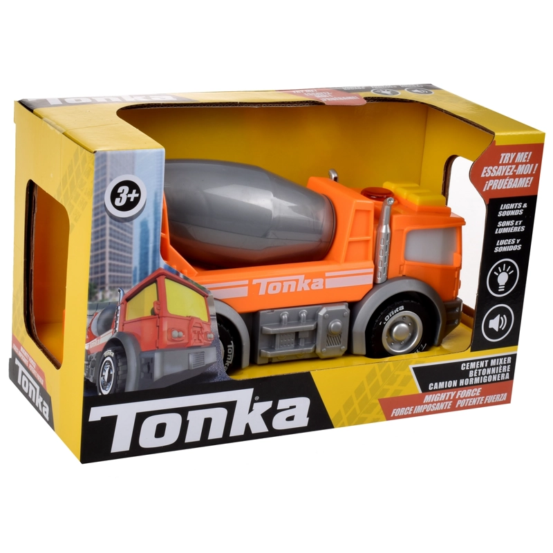 VEHICULO TONKA 18 CMS CON LUCES Y SONIDOS-CAMION HORMIGONERA - 5