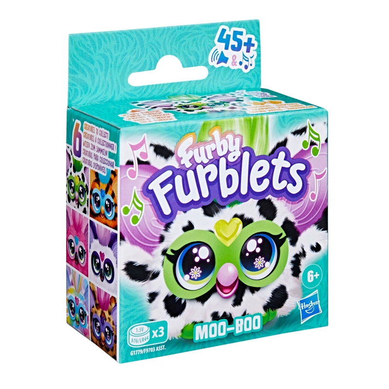 MINI PELUCHE FURBY FURBLETS - MOO-BOO - 2