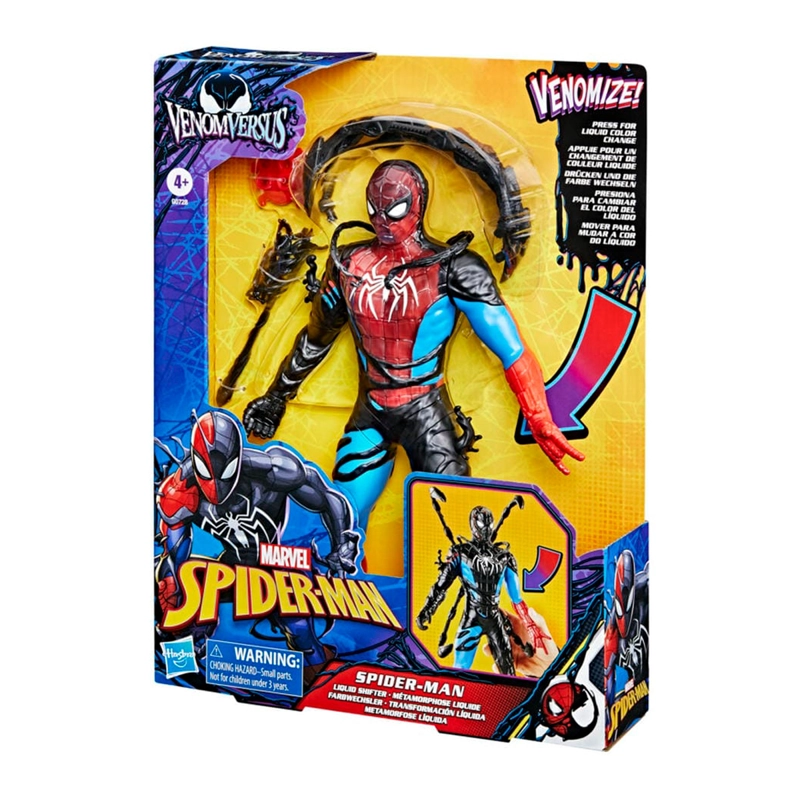 FIGURA DE SPIDERMAN VENOMVERSUS TRANSFORMACION LIQUIDA - 2