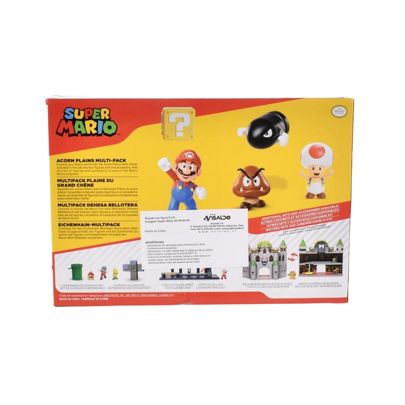 PLAYSET DUNGEON SUPER MARIO NINTENDO CON FIGURA 6 CM - 7