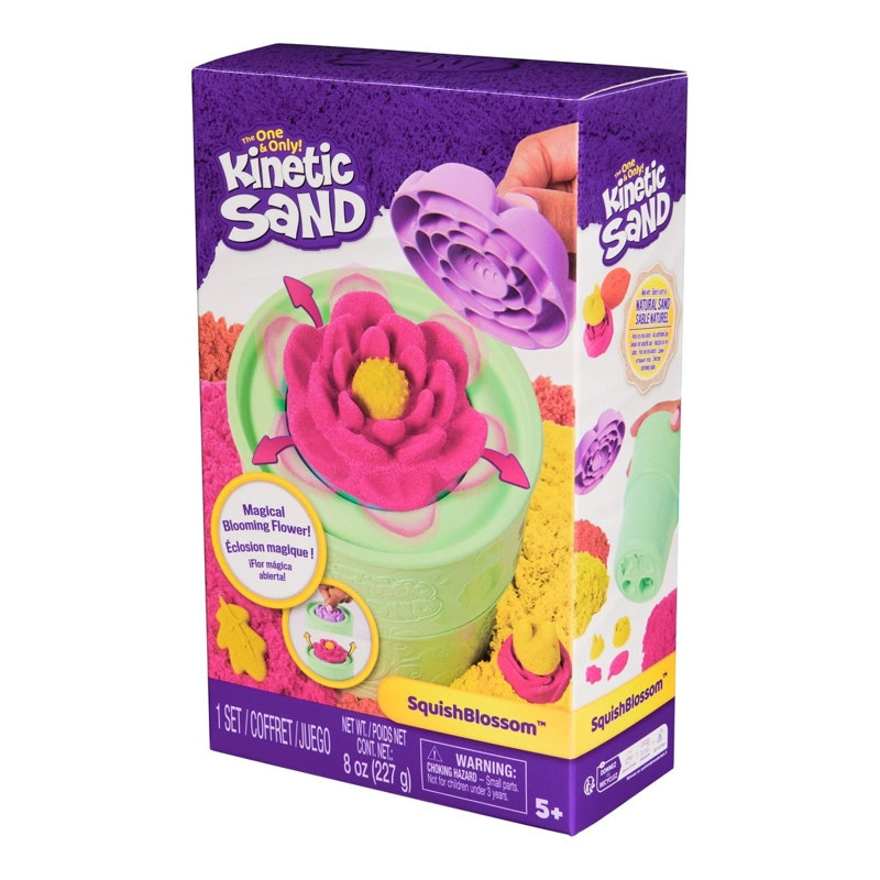 PACK CREACION DE FLORES KINETIC SAND - 227 G DE ARENA MAGICA - 8
