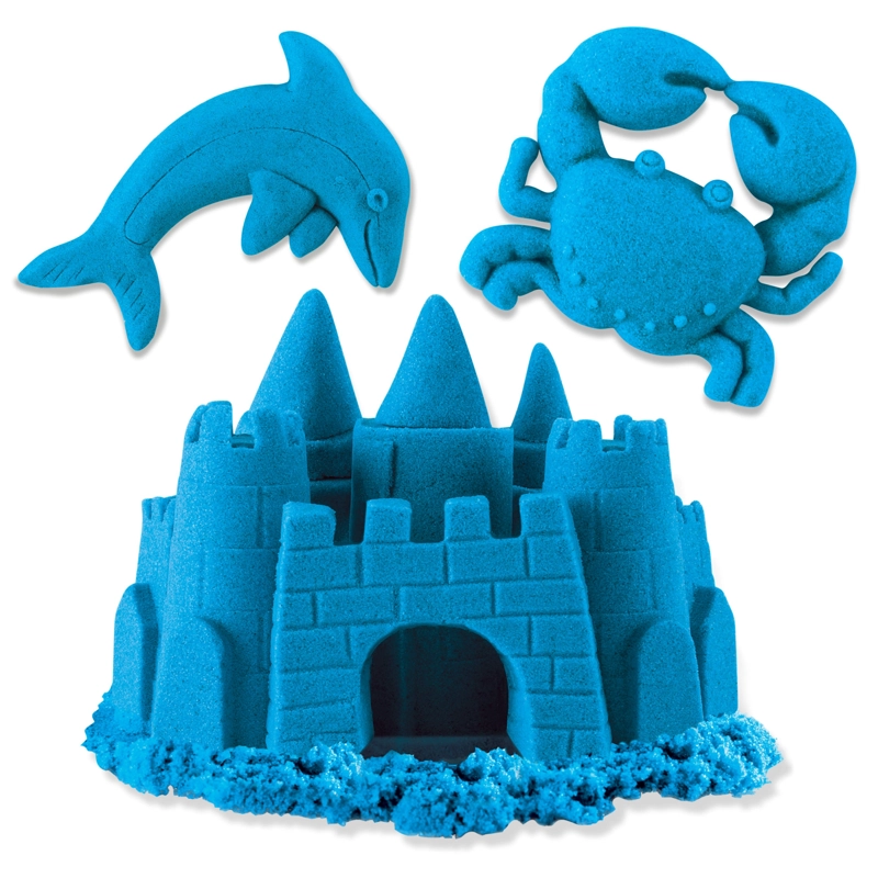 ARENA MAGICA NEON 227 GRAMOS KINETIC SAND - AZUL NEON - 3