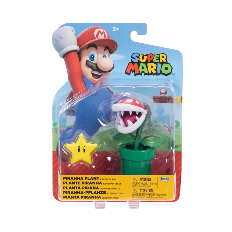 FIGURA 10 CM SUPER MARIO DE NINTENDO - PLANTA PIRAÑA - 3