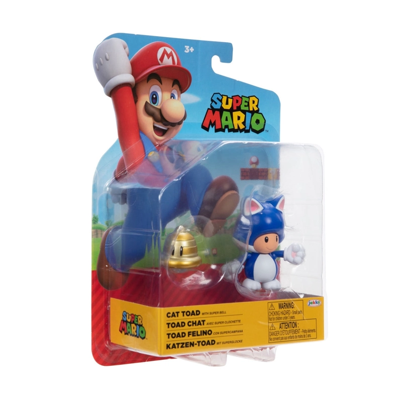 FIGURA 10 CM SUPER MARIO DE NINTENDO - TOAD FELINO - 3