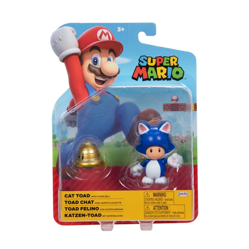 FIGURA 10 CM SUPER MARIO DE NINTENDO - TOAD FELINO - 4