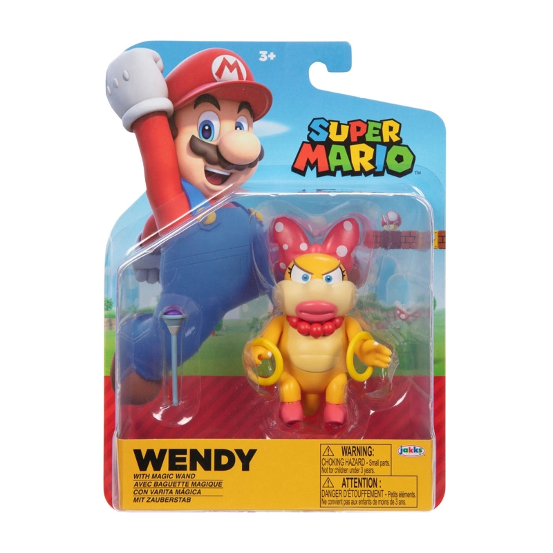FIGURA 10 CM SUPER MARIO DE NINTENDO - WENDY - 3