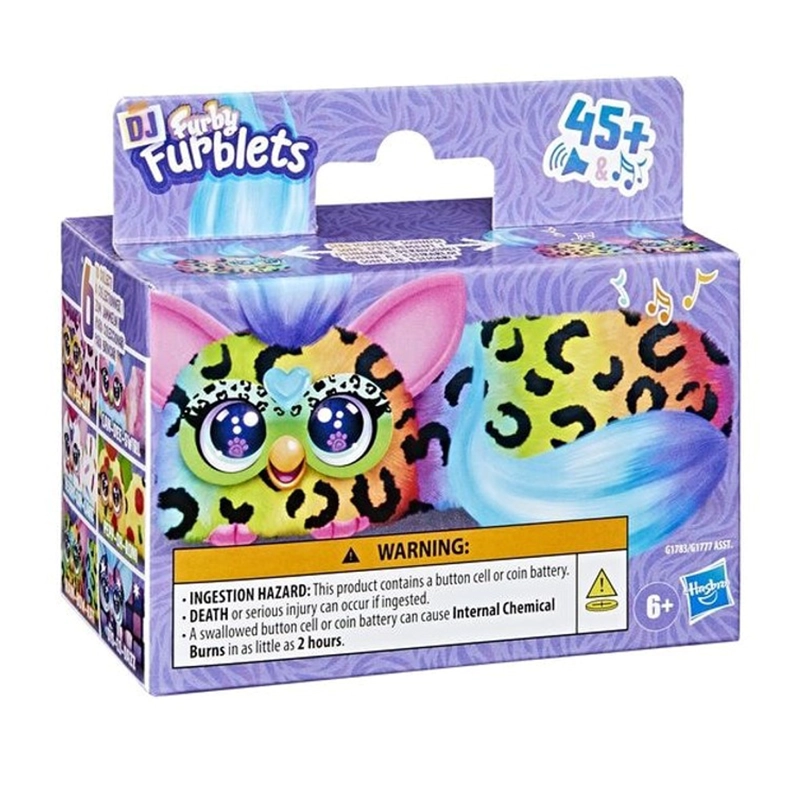 MINIAMIGO INTERACTIVO FURBY FURBLETS DJ - RAIN-BOW-KAT - 2