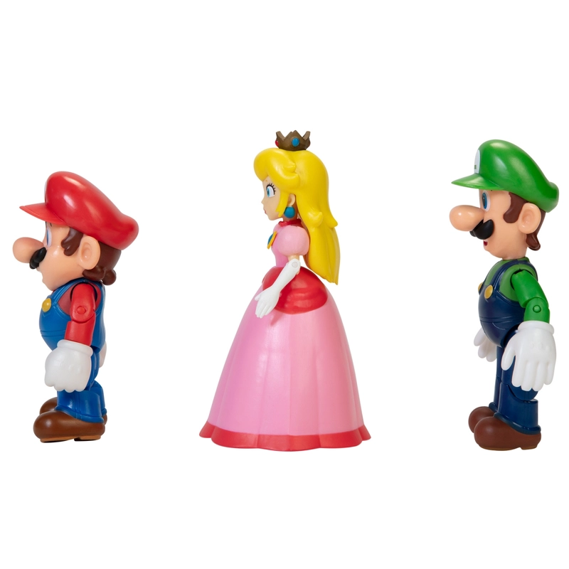 SET 3 FIGURAS 10 CM MUSHROOM KINGDOM SUPER MARIO DE NINTENDO - 5