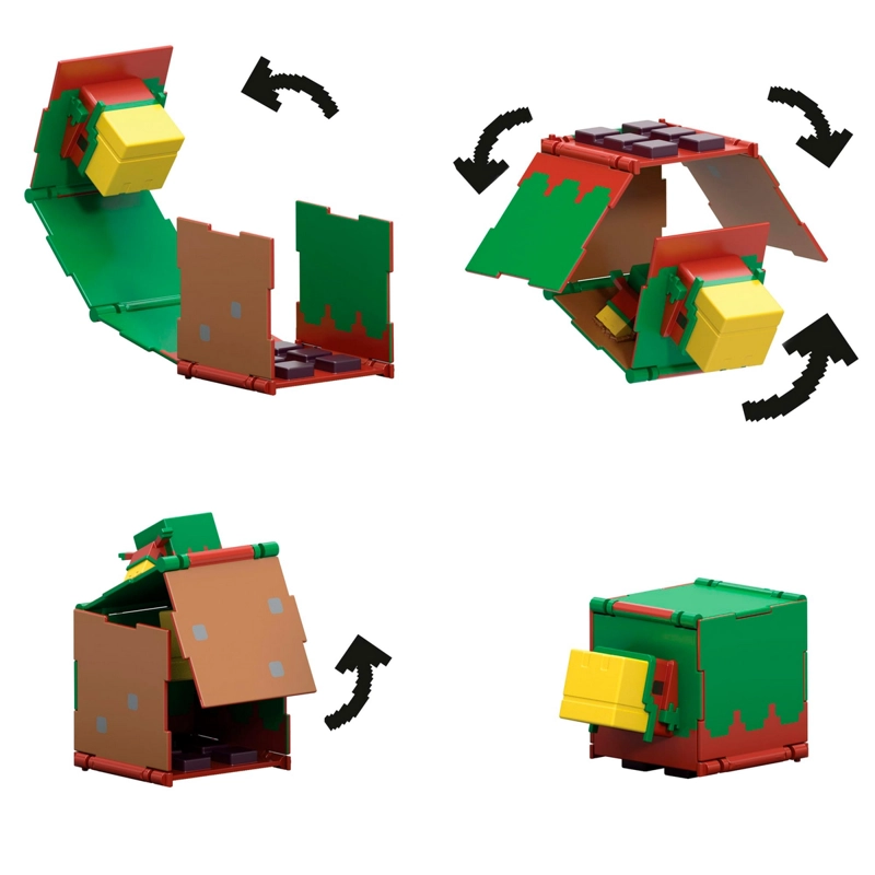 MINECRAFT VANILLA FIGURA FLIPPIN- BEBE  RENIFLEUR + RENIFLEUR - 2