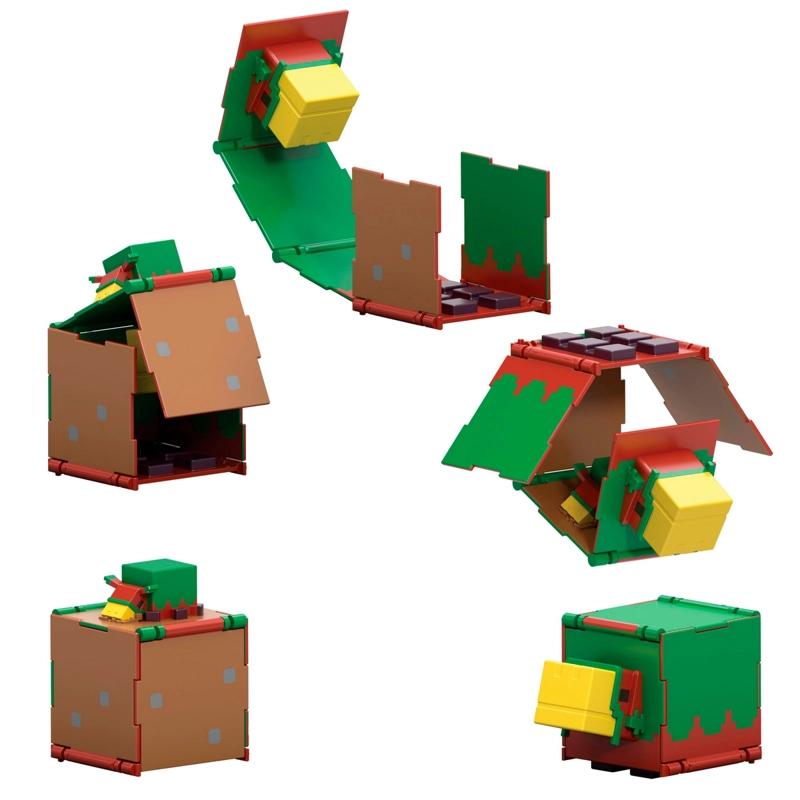 MINECRAFT VANILLA FIGURA FLIPPIN- BEBE  RENIFLEUR + RENIFLEUR - 3