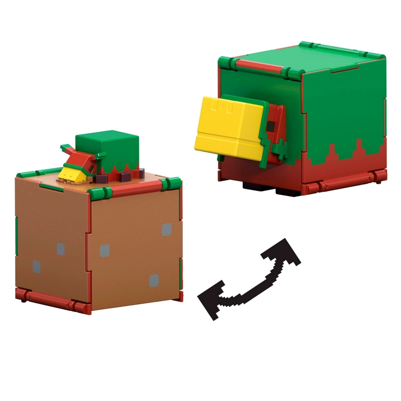 MINECRAFT VANILLA FIGURA FLIPPIN- BEBE  RENIFLEUR + RENIFLEUR - 4