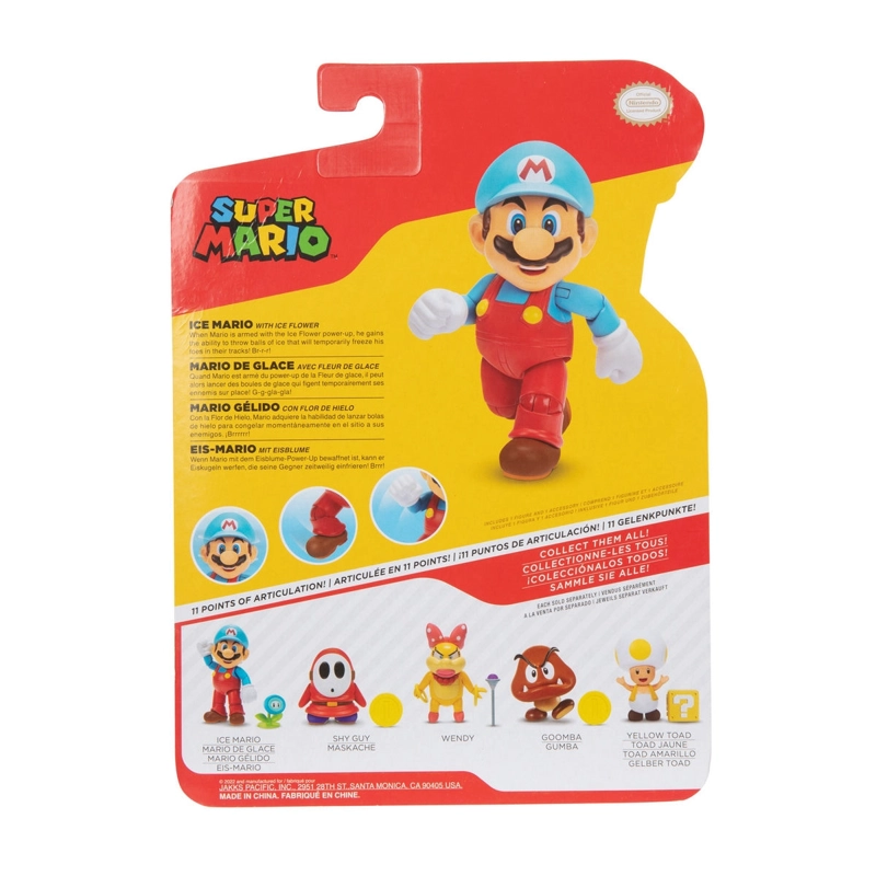 FIGURA 10 CM SUPER MARIO DE NINTENDO - MARIO GELIDO - 4