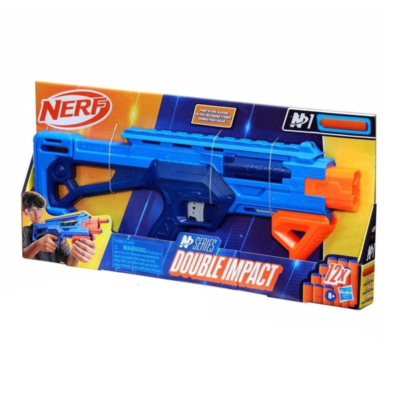 LANZADOR NERF N SERIES DOUBLE IMPACT - 2