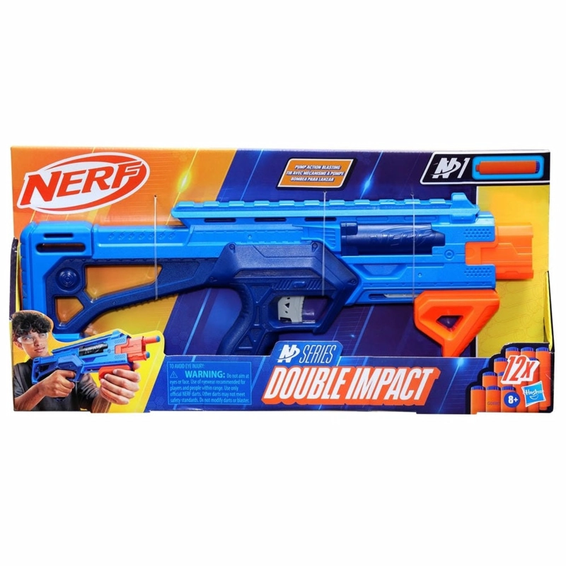 LANZADOR NERF N SERIES DOUBLE IMPACT - 3