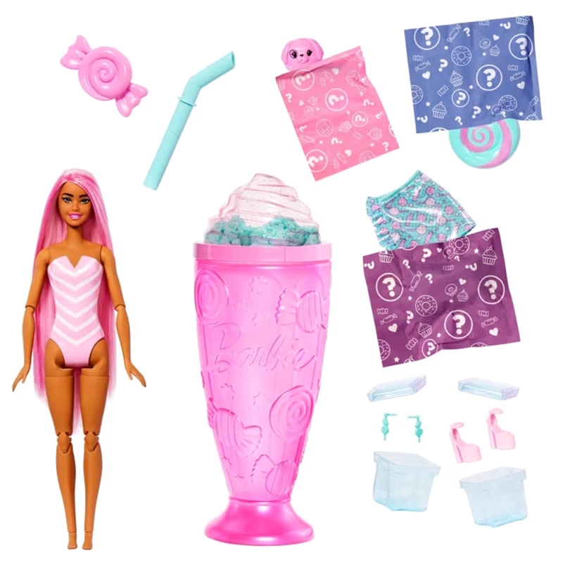 BARBIE POP REVEAL MUÑECA DULCES SORPRESAS - ROSADO - 3