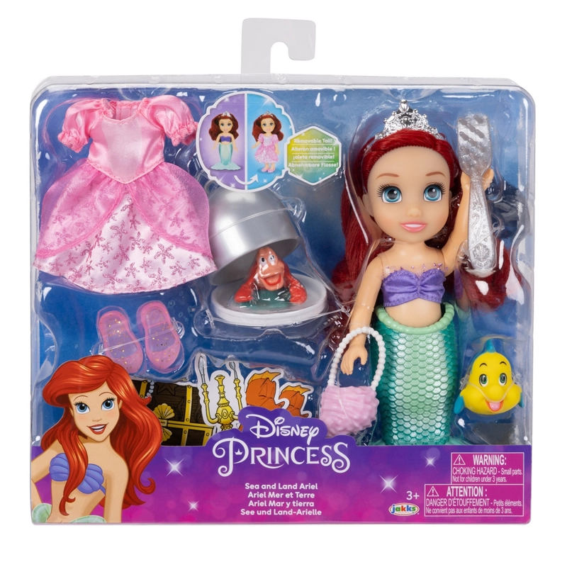 MUÑECA 15 CM CON ACCESORIOS PRINCESAS DE DISNEY - ARIEL - 3