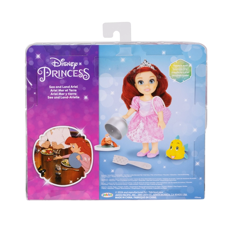 MUÑECA 15 CM CON ACCESORIOS PRINCESAS DE DISNEY - ARIEL - 4