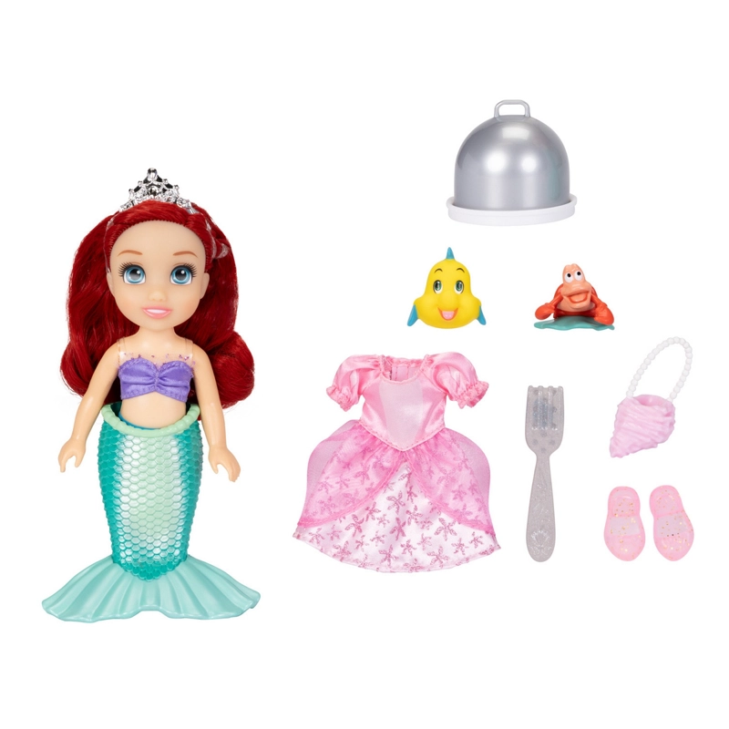 MUÑECA 15 CM CON ACCESORIOS PRINCESAS DE DISNEY - ARIEL - 6