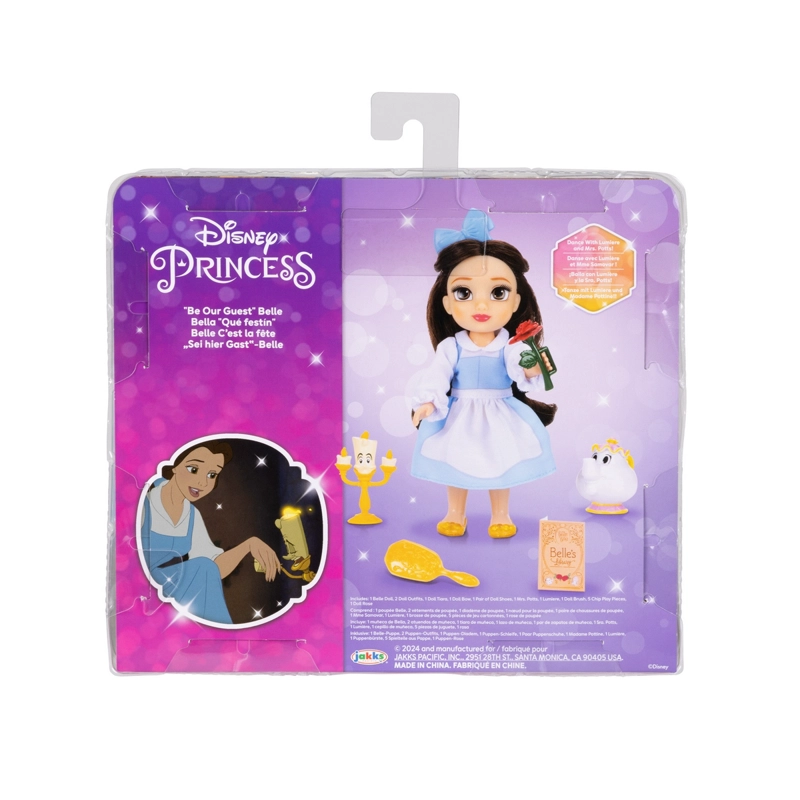MUÑECA15 CM CON ACCESORIOS PRINCESAS DE DISNEY - BELLA - 4