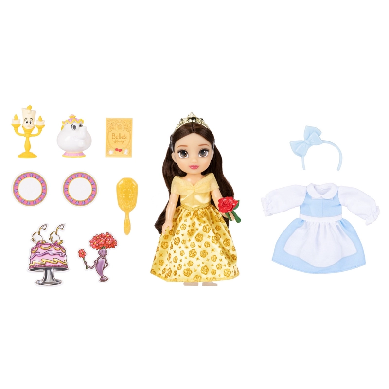 MUÑECA15 CM CON ACCESORIOS PRINCESAS DE DISNEY - BELLA - 6