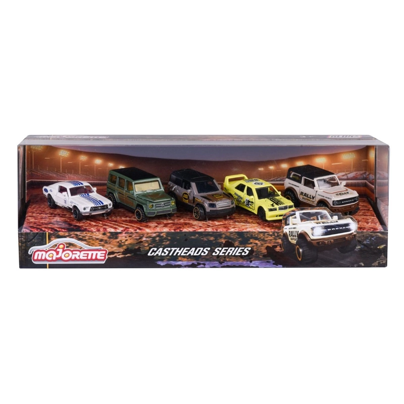 VEHICULOS MAJORETTE PACK 5 PIEZAS CASTHEADS - 2