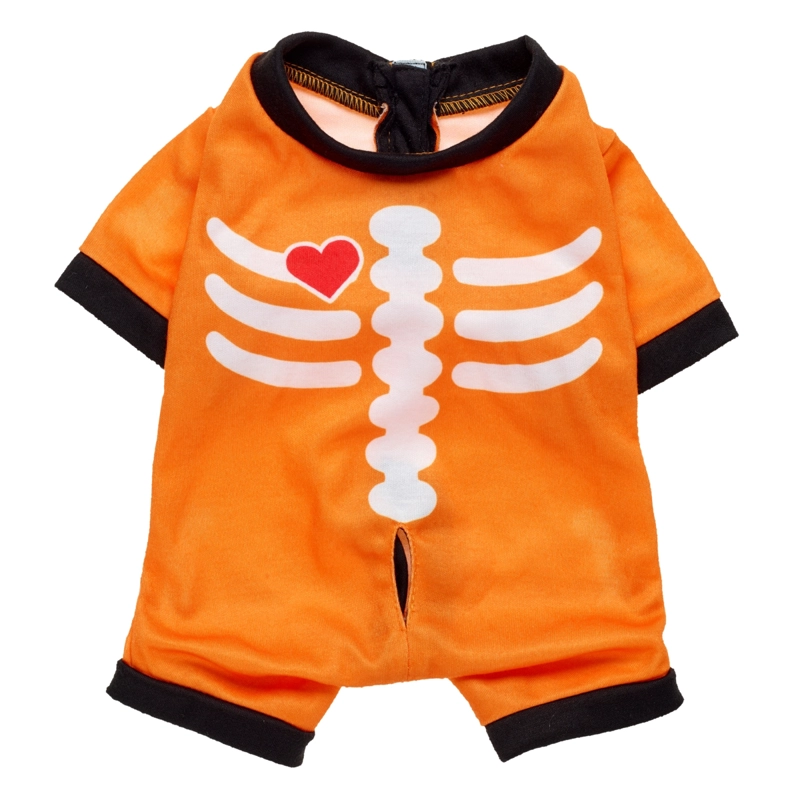 PIJAMA ESQUELETO NARANJO 4 PATAS BUILD-A-BEAR - 2